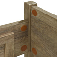 Load image into Gallery viewer, King Size Bed Frame Natural Wood like MDF in Oak Colour

