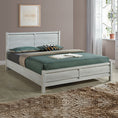 Load image into Gallery viewer, Queen Size Bed Frame Natural Wood like MDF in Oak Colour
