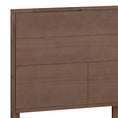 Load image into Gallery viewer, King size Bed Frame Solid Wood Acacia Veneered Bedroom Furniture Steel Legs
