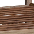 Load image into Gallery viewer, Queen size Bed Frame in Solid Acacia Veneered Medium High Headboard in Oak
