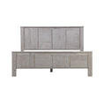 Load image into Gallery viewer, King Size Bed Frame with Solid Acacia Wood Veneered Construction in White Ash Colour
