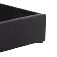 Load image into Gallery viewer, Gas Lift Queen Size Storage Bed Frame Upholstery Fabric in Black Colour with Tufted Headboard
