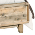 Load image into Gallery viewer, King Size Wooden Bed Frame in Solid Wood Antique Design Light Brown
