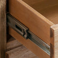 Load image into Gallery viewer, Bedside Table 2 drawers Night Stand in Solid Acacia Wood Oak Colour
