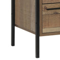 Load image into Gallery viewer, Bedside Table 2 drawers Night Stand Particle Board Construction in Oak Colour
