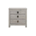 Load image into Gallery viewer, Bedside Table 2 drawers Night Stand Solid Acacia Storage in White Ash Colour
