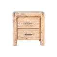 Load image into Gallery viewer, Bedside Table 2 drawers Night Stand Solid Wood Acacia Oak Colour
