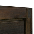 Load image into Gallery viewer, Coffee Table Solid Acacia Wood & Veneer 1 Drawers Storage Chocolate Colour
