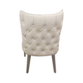 Load image into Gallery viewer, 2X Studded Dining Chairs PU Beige & Silver Frame
