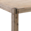 Load image into Gallery viewer, Dining Table with Solid and Veneered Acacia Large Size Wooden Base in Oak Colour
