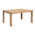 Load image into Gallery viewer, Dining Table 210cm Large Size with Solid Acacia Wooden Base in Oak Colour
