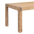 Load image into Gallery viewer, Dining Table 210cm Large Size with Solid Acacia Wooden Base in Oak Colour
