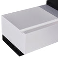 Load image into Gallery viewer, TV Cabinet with 2 Storage Drawers With High Glossy Assembled Entertainment Unit in Black & White colour
