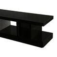 Load image into Gallery viewer, TV Cabinet with 2 Storage Drawers With High Glossy Assembled Entertainment Unit in Black & White colour
