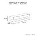 Load image into Gallery viewer, TV Cabinet with 3 Storage Drawers With High Glossy Assembled Entertainment Unit in White colour
