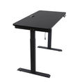 Load image into Gallery viewer, Electric Standing Desk Sit to Stand Up Motorised Single motor Desks Black
