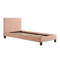 Load image into Gallery viewer, Single PU Leather Bed Frame Pink
