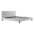 Load image into Gallery viewer, King PU Leather Bed Frame White
