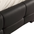 Load image into Gallery viewer, Queen PU Leather Deluxe Bed Frame Black
