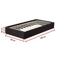 Load image into Gallery viewer, PU Leather Single Bed Ensemble Frame
