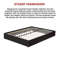 Load image into Gallery viewer, PU Leather Double Bed Ensemble Frame
