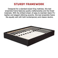 Load image into Gallery viewer, PU Leather Queen Bed Ensemble Frame
