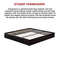 Load image into Gallery viewer, PU Leather King Bed Ensemble Frame
