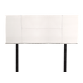 Load image into Gallery viewer, PU Leather Double Bed Headboard Bedhead - White
