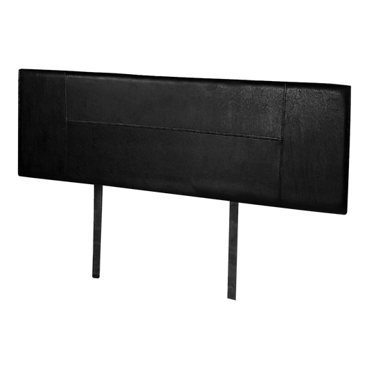 PU Leather Queen Bed Headboard Bedhead - Black