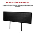 Load image into Gallery viewer, PU Leather Queen Bed Headboard Bedhead - Black
