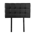 Load image into Gallery viewer, PU Leather Single Bed Deluxe Headboard Bedhead - Black
