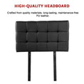 Load image into Gallery viewer, PU Leather Single Bed Deluxe Headboard Bedhead - Black
