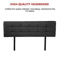 Load image into Gallery viewer, PU Leather Queen Bed Deluxe Headboard Bedhead - Black
