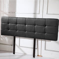 Load image into Gallery viewer, PU Leather King Bed Deluxe Headboard Bedhead - Black
