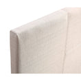 Load image into Gallery viewer, Single Linen Fabric Bed Frame Beige
