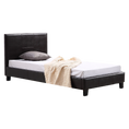 Load image into Gallery viewer, Single PU Leather Bed Frame Brown
