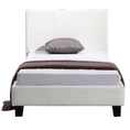 Load image into Gallery viewer, Single PU Leather Bed Frame White
