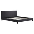 Load image into Gallery viewer, King Linen Fabric Bed Frame Grey
