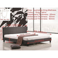 Load image into Gallery viewer, King Linen Fabric Bed Frame Grey
