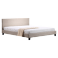 Load image into Gallery viewer, King Linen Fabric Bed Frame Beige

