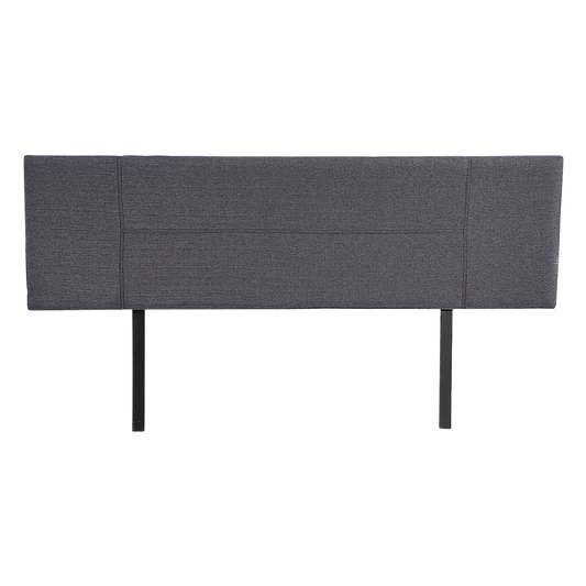 Linen Fabric King Bed Headboard Bedhead - Grey