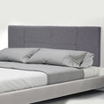 Load image into Gallery viewer, Linen Fabric Double Bed Headboard Bedhead - Grey
