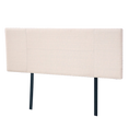 Load image into Gallery viewer, Linen Fabric Double Bed Headboard Bedhead - Beige
