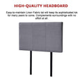 Load image into Gallery viewer, Linen Fabric Single Bed Headboard Bedhead - Grey
