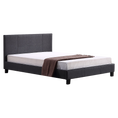 Load image into Gallery viewer, Queen Linen Fabric Bed Frame Grey
