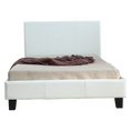 Load image into Gallery viewer, King Single PU Leather Bed Frame White
