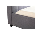 Load image into Gallery viewer, King Single Linen Fabric Deluxe Bed Frame Grey
