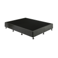 Load image into Gallery viewer, Palermo Queen Ensemble Bed Base Platinum Graphite Linen Fabric
