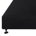 Load image into Gallery viewer, Palermo King Single Ensemble Bed Base Midnight Black Linen Fabric
