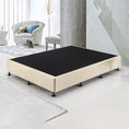 Load image into Gallery viewer, Palermo King Single Ensemble Bed Base Platinum Natural Sand Linen Fabric
